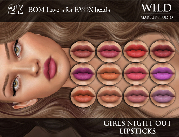 :::WILD:::Makeup Studio Girls Night Out Lips EVOX BOM