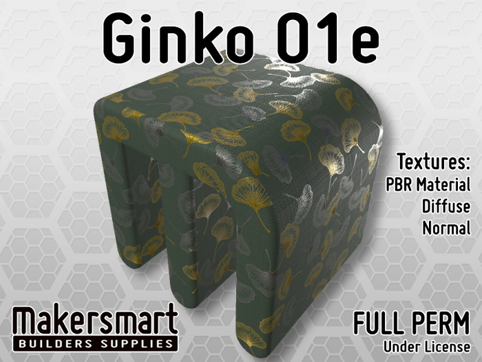 PBR Fabric Ginko 01e