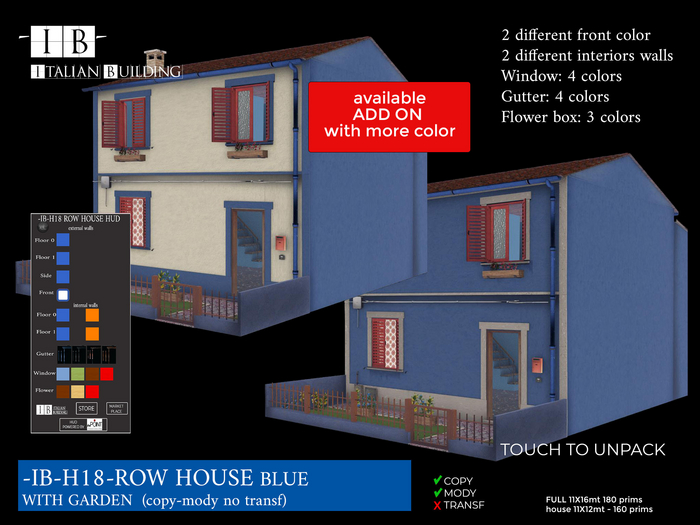 -IB-H18-ROW HOUSE BLUE box