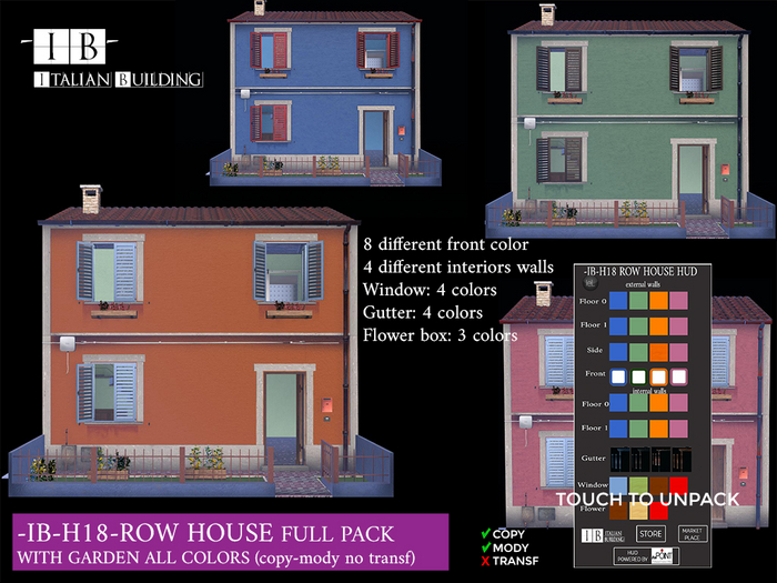 -IB-H18-ROW HOUSE FULL PACK box
