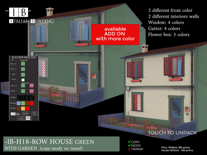 -IB-H18-ROW HOUSE GREEN box