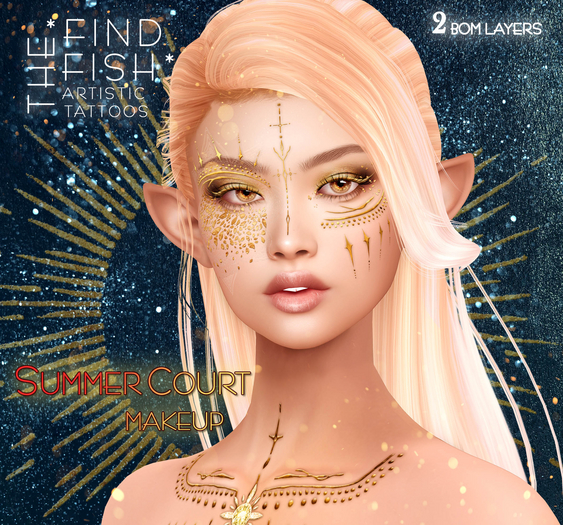 *Find the Fish* - Season Summer Court Makeup