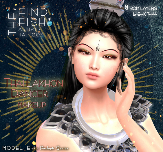 *Find the Fish* - Thai Lakhon Dancer Makeup