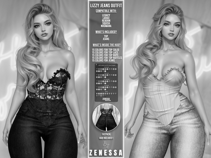 [ZENESSA] Lizzy Jeans Outfit *DEMO*