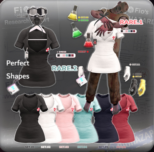.:Fio's - T-Virus Look GACHA  - set8:.