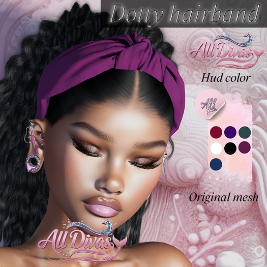 [All Divas] Dotty Hairband