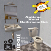 !DhaiNa! Antique Hotel Bathroom Set Package HUD (MyStory)