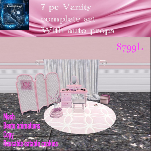 7 pc complete vanity set-Box LI=45