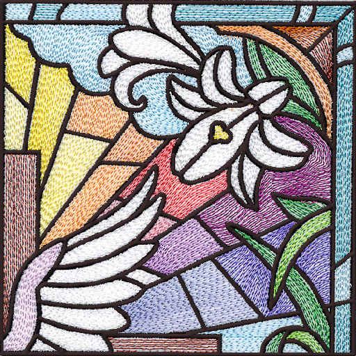 *Eagle's* Easter Lilly Stained Glass