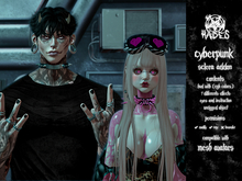 [Hades] Cyberpunk Sclera Addon (Unrigged + HUD)