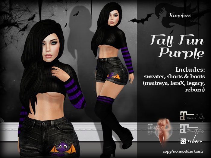 Tameless Fall Fun Purple - Halloween