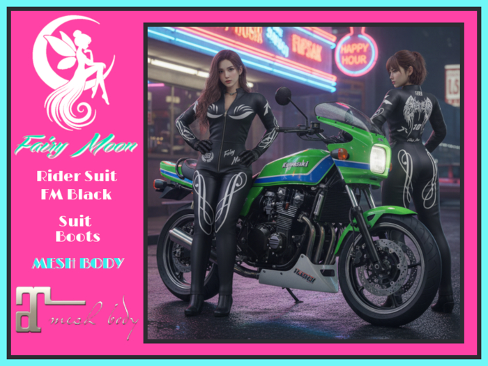 [F.M]  Rider Suit FM Black
