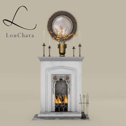 LouChara Golda Fireplace 