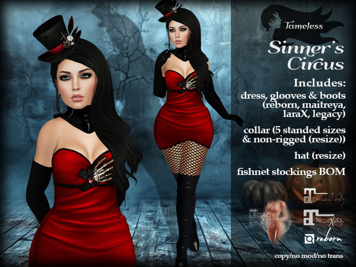 Tameless Sinner's Circus Red - Halloween Costume