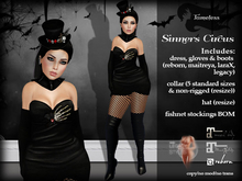 Tameless Sinner's Circus Black - Halloween Costume