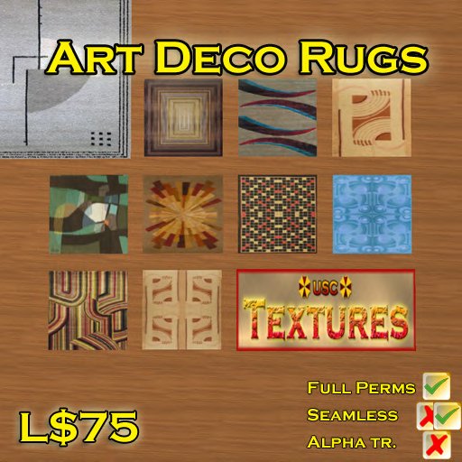 USC Textures - Art Deco Rugs