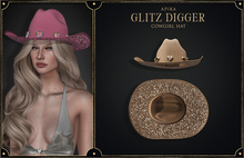 [Apika] Glitz Digger - Cowgirl Hat - Nude