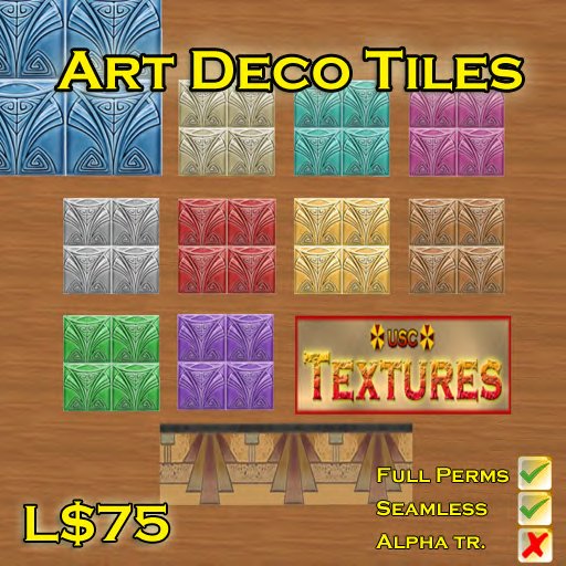 USC Textures - Art Deco Tiles 1