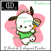 :::D&D::: Kawaii Pochacco Effect&TeleportPoofer