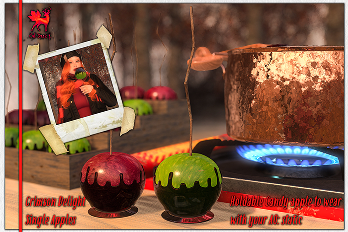 Oh Deer! Crimson Delight: Single Apples
