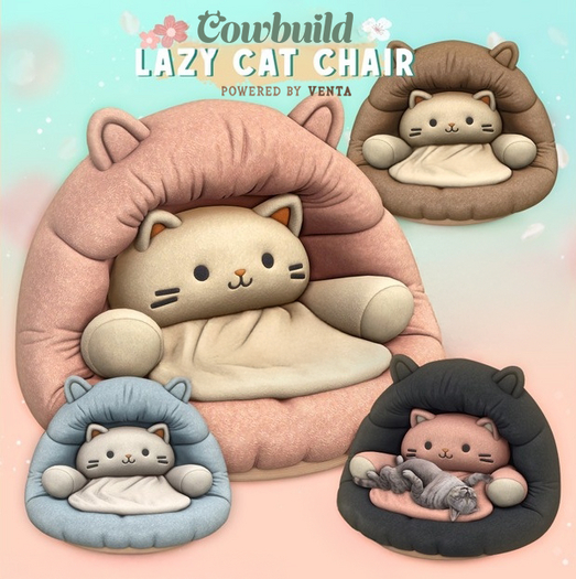 Cowbuild - Lazy Cat Chair