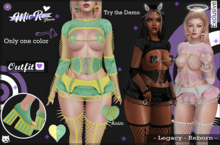 - Micro -  Outfit Sally Birch Yellow