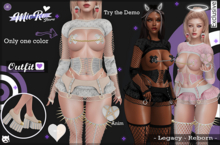 - Micro -  Outfit Sally White Beige