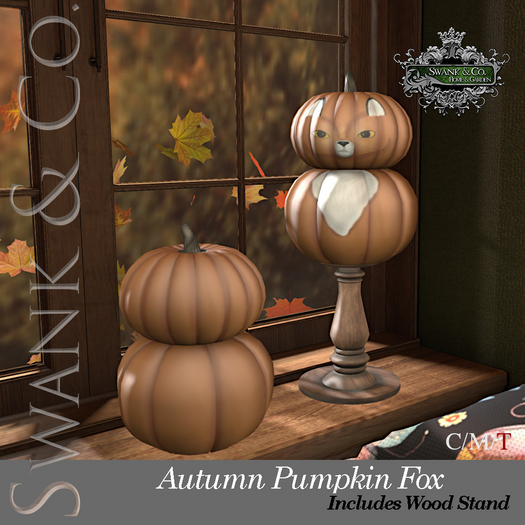 Swank & Co. Autumn Pumpkin Fox