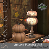 Swank & Co. Autumn Pumpkin Owl  