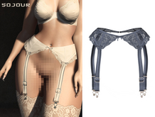 SOJOUR - Ingrida garter - storm