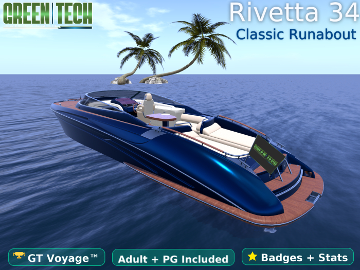 GreenTech Rivetta 34 Classic Runabout 