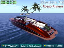 GreenTech Rivetta 34 Boat Rosso Riviera
