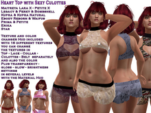 Heart Top with Sexy Culottes (ADD)