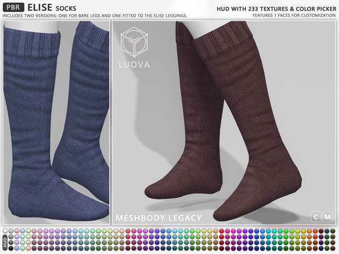 Luova // Elise // Socks // MeshBody Legacy