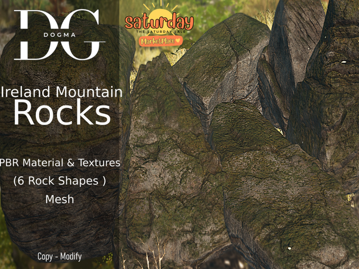 [Dogma] Ireland Moutain Rocks PBR Pack 