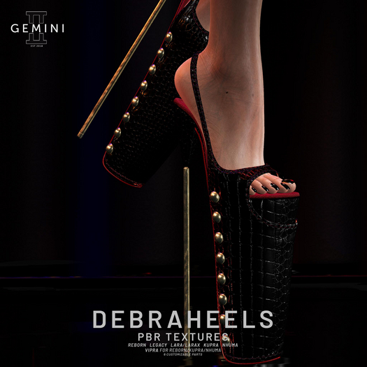 Gemini -Debra Heels- 2PACK -PBR
