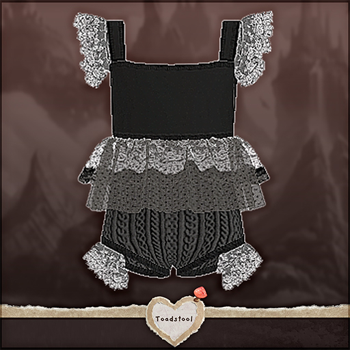 Toadstool . Lulu Outfit . Black . Box