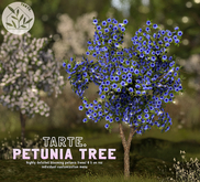 tarte. petunia tree (blue)