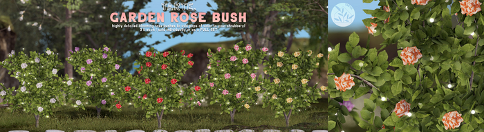 tarte. garden rose bush - FULL SET