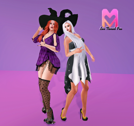LM - witch sisters pose