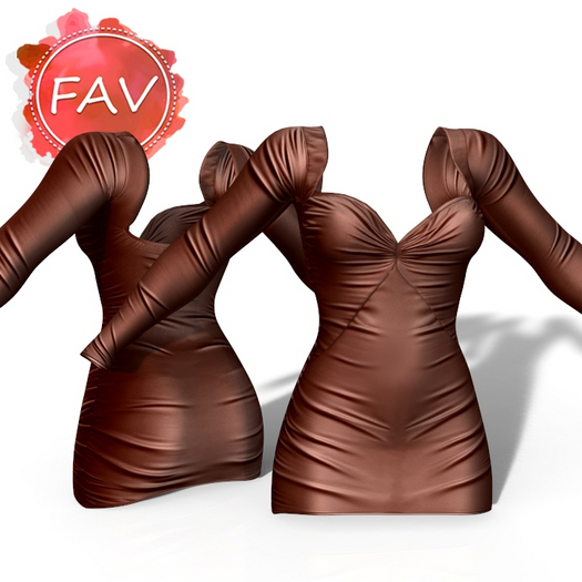 Brown Dance Dress Bombshell