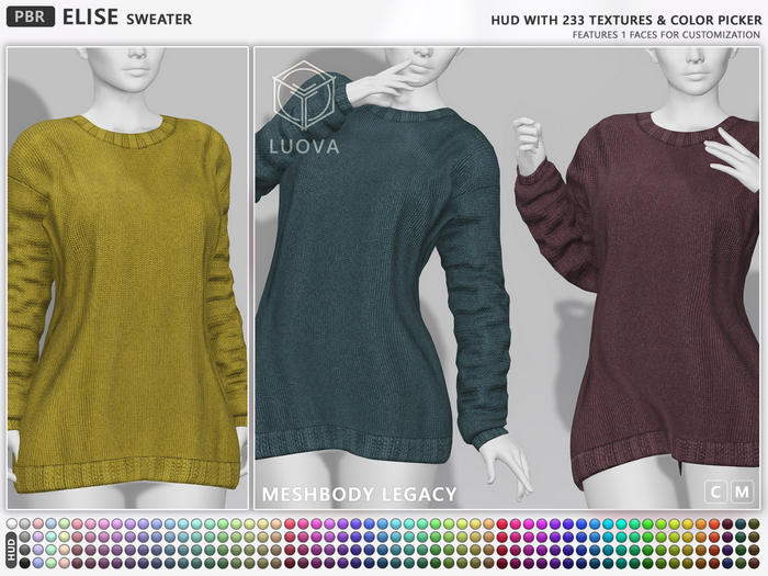 Luova // Elise // Sweater // MeshBody Legacy