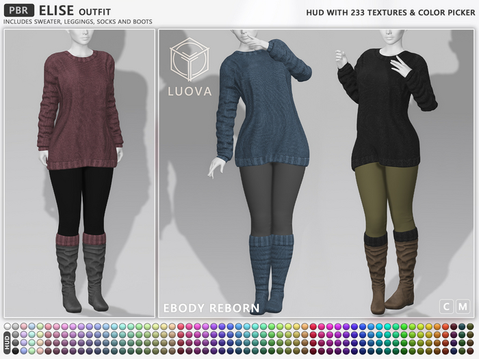 Luova // Elise // Outfit // eBody Reborn