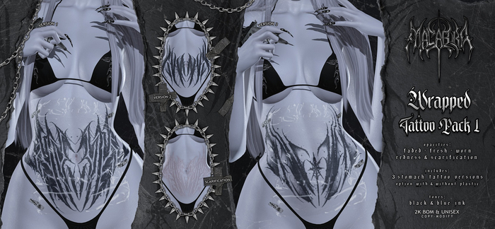 Macabra - Wrapped Tattoo Pack #1