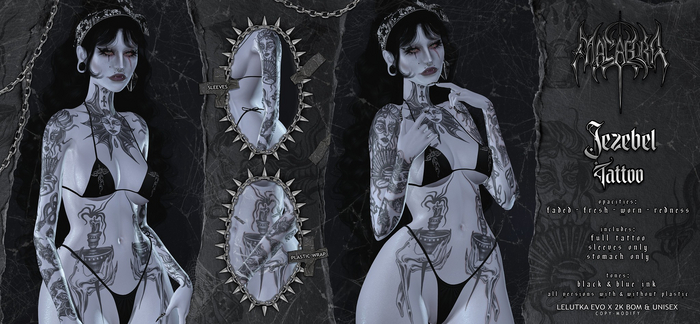 Macabra - Jezebel Tattoo