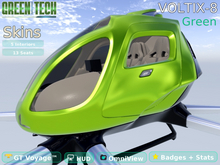 GreenTech Drone Voltix-8 - (Green) (5 Interior, 13 Seats)