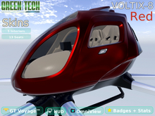 GreenTech Drone Voltix-8 - (Red) (5 Interior, 13 Seats)