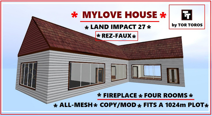 MYLOVE HOUSE 27Li (Boxed) LOW PRIM HOUSE