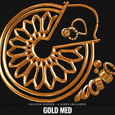 [BL] Rosetta earrings // gold med