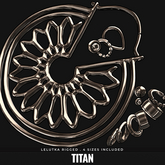 [BL] Rosetta earrings // titan